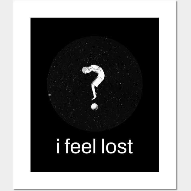 I feel lost Wall Art by purplecrowshub